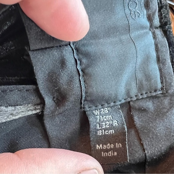 ASOS Ribbed black Velvet Skinny Pants - Picture 5 of 8